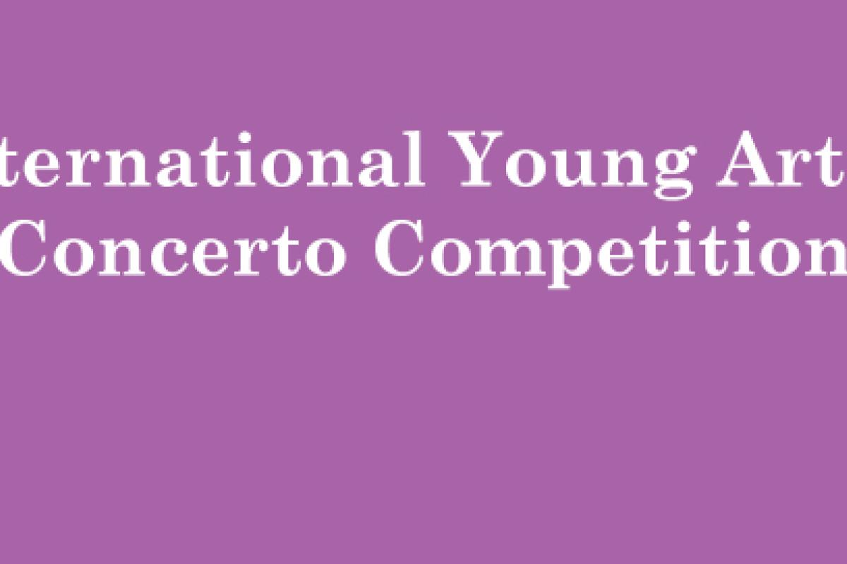 International Young Artist Concerto Competition January 2930, 2022